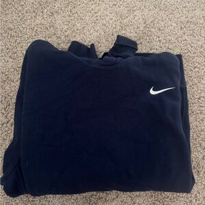 Nike Dark Blue Sweatshirt with White Logo